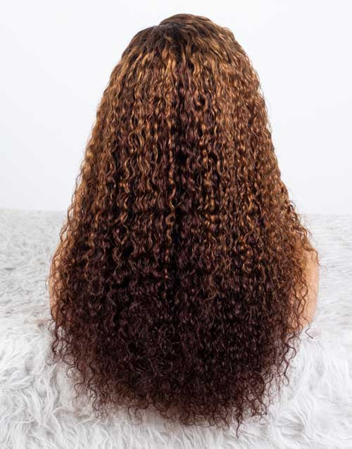 Clearance - 5x5" Closure Wig Indian Hair 160% Density - 16" Silky Size 1 - MTY-4632