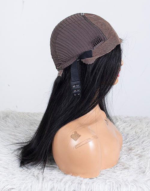 Clearance - 13x6" Indian Hair 160% Density - 14" Yaki Size 2 - MTY-3012