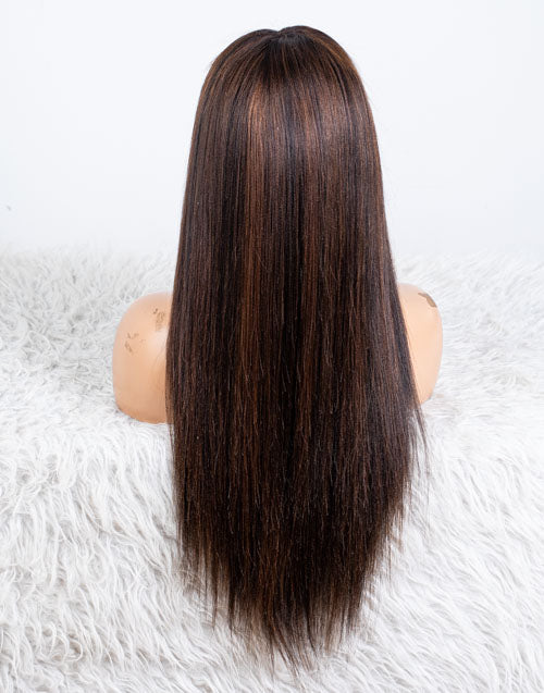 Clearance - 13x6" Lace Front Wig Indian Hair 160% Density - 20" Yaki Size 1 - MTY-3004