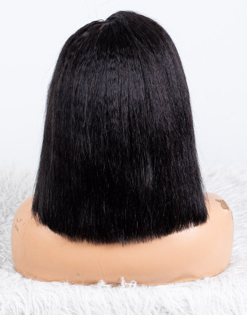 Clearance - 13x6" Lace Front Wig Indian Hair - 12" Kinky Size 2 - MT-3362