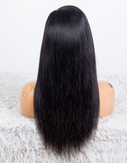 Clearance - 5x5" Closure Wig Indian Hair - 16" Silky Size Average - MTY-4577