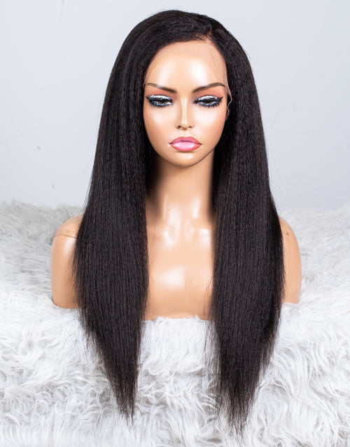 Clearance - 13x6" Lace Front Wig Malaysian Hair - 18" Kinky Size 2 - MTY-998