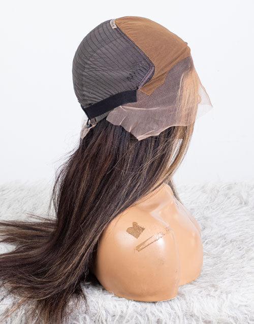 Clearance - 13x6" Indian Hair 160% Density - 20" Yaki Size 2 - MTY-4563