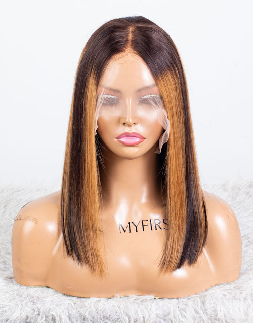 Clearance - 13x6" Indian Hair 160% Density - 14" Silky Size 1 - MTY-4578