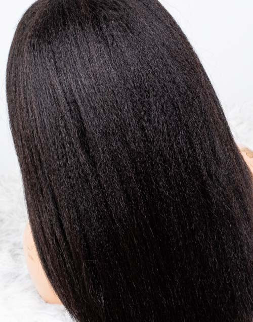 Clearance - Full Lace Wig Malaysian Hair - 18" Kinky Size 1 - MTY-1183