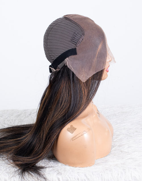 Clearance - 13x6" Lace Front Wig Indian Hair - 20" Yaki Size 1 - MTY-2956