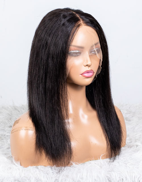 Clearance - 13x6" Lace Front Wig Indian Hair - 12" Silky Size 1 - MTY-1188