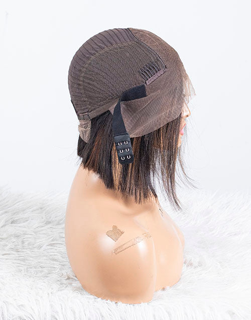 Clearance - 13x6" Lace Front Wig Indian Hair 160% Density - 10" Yaki Size 2  - MTY - 3201