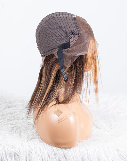 Clearance - 13x4" Lace Front Wig Indian Hair - 10" Silky Size 1 - MTY-3195