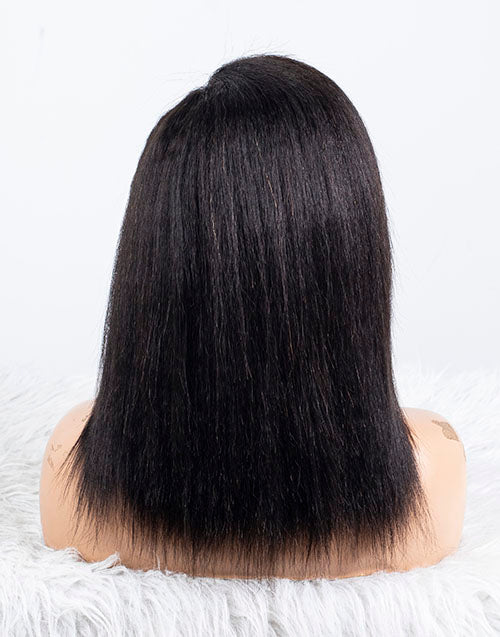 Clearance - 13x6" Lace Front Wig Indian Hair - 10" Kinky Size 1 - MTY-3190