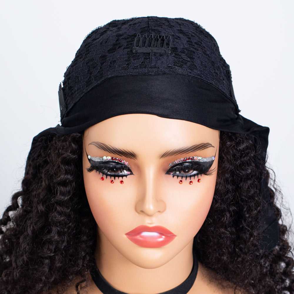Clearance - Headband Wig Glueless No Lace Indian Hair - 20" Curly Size 1 - TH015