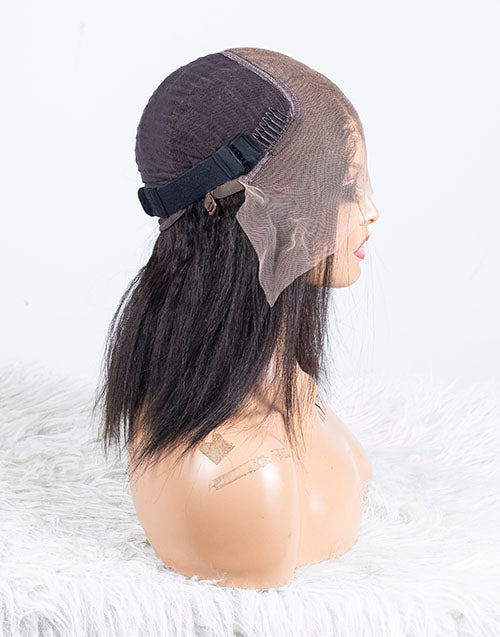 Clearance - 13x6" Lace Front Wig Indian Hair - 10" Kinky Size 1 - MTY-3190