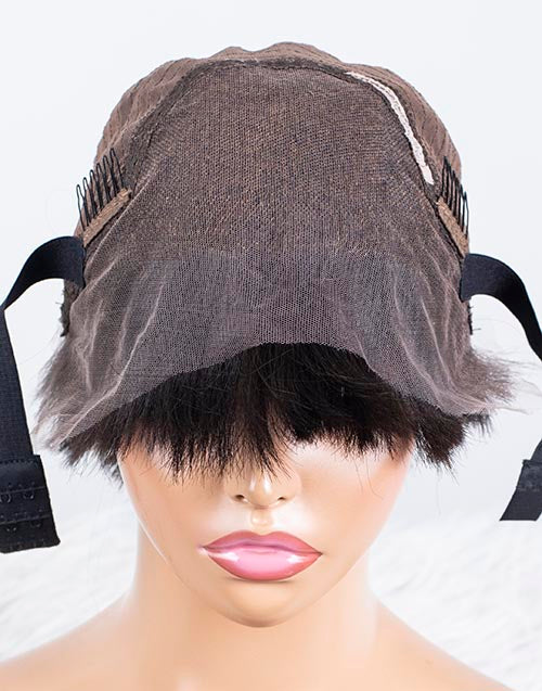 Clearance - 13x4" Lace Front Wig Malaysian Hair - 10" Yaki Size 1  - MTY - 3174