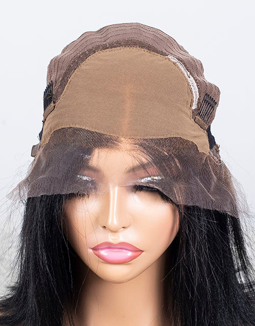 Clearance - 13x4"  Lace Front Wig Malaysian Hair - 12" Yaki Size 1- MTY-2251