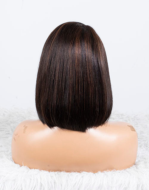Clearance - 13x4"  Lace Front Wig Malaysian Hair - 10" Silky Size 1- MTY-2272