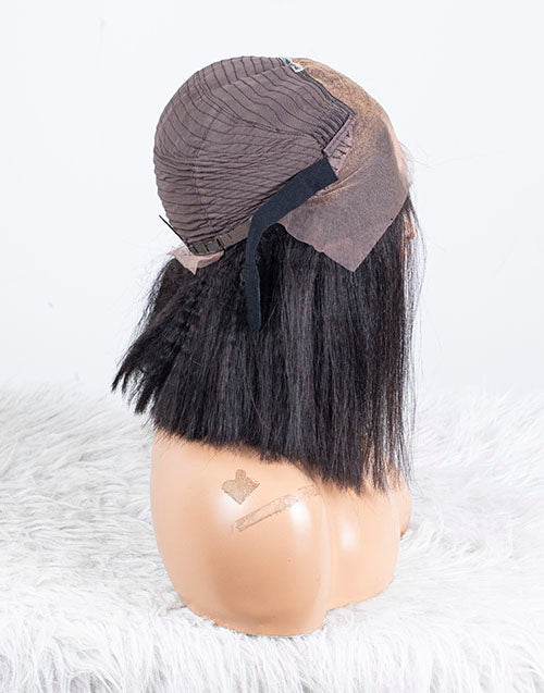 Clearance - 13x4" Lace Front Wig Indian Hair - 12" Kinky Size 1 - MTY-3197