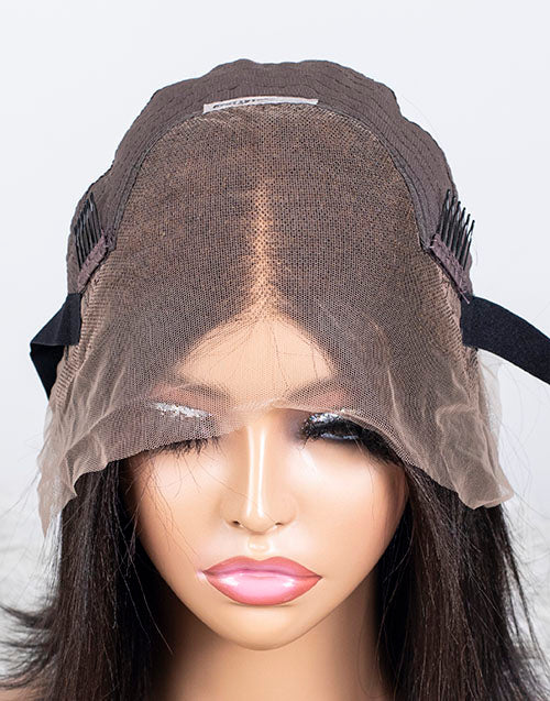 Clearance - 13x4" Lace Front Wig Indian Hair - 12" Yaki Size-1 - MTY-2274