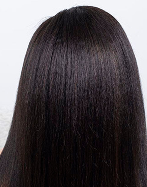Clearance - 13*4" Lace Front Wig Indian Hair - 14" Kinky Straight Size 2- MTY-2297