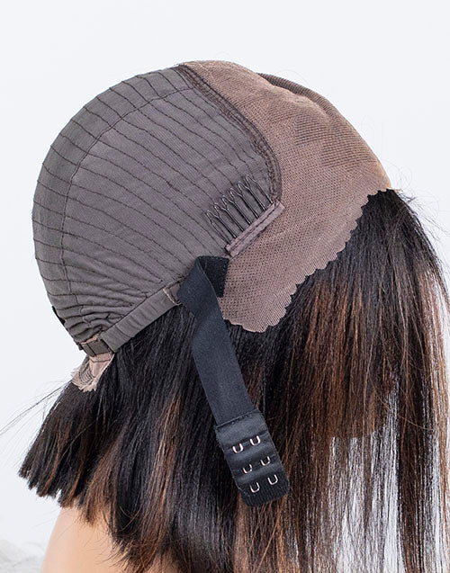 Clearance - 13x6" Lace Front Wig Indian Hair - 10" Yaki Size-1- MTY-2268