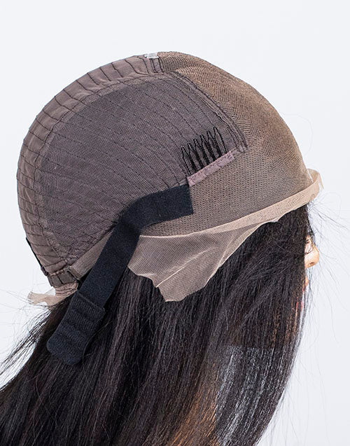 Clearance - 13x6" Lace Front Wig Indian Hair - 16" Yaki Size-1- MTY-2275