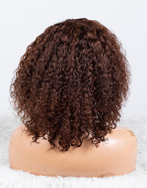 Clearance - 13x4.5"  Lace Front Wig Malaysian Hair - 12" Curly Size 1- MTY-2252