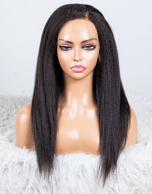 Clearance - 13x4.5" Lace Front Wig Malaysian Hair - 16" Kinky Size 1 - MTY-1121