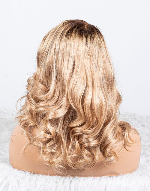 Clearance - 13x6"  Lace Front Wig Indian Hair - 14" Wavy Size 1- MTY-2257