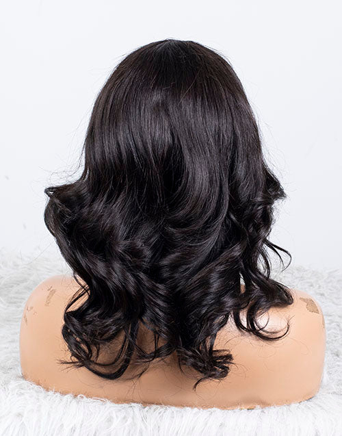 Clearance - 13x6"  Lace Front Wig Malaysian Hair - 14" Wavy Size 1- MTY-2264