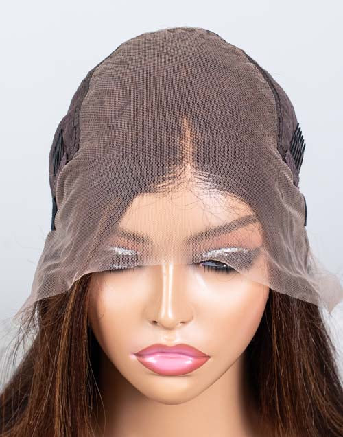 Clearance - 13x6" Lace Front Wig Indian Hair - 18" Yaki Size 2 - MTY-1129