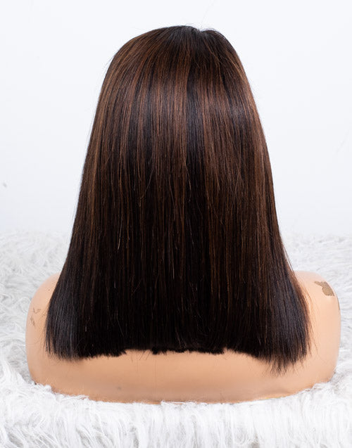 Clearance - 13x4.5" Lace Front Wig Malaysian Hair - 14" Silky Size 1 - MTY-2900