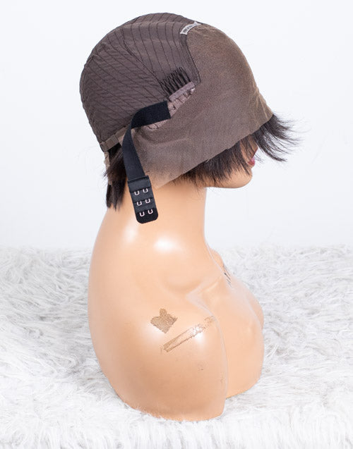 Clearance - 13x4" Lace Front Wig Indian Hair - 10" Yaki Size 1 - MTY-2902