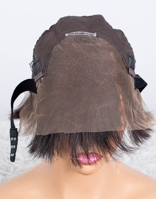 Clearance - 13x4" Lace Front Wig Indian Hair - 10" Yaki Size 1 - MTY-2902