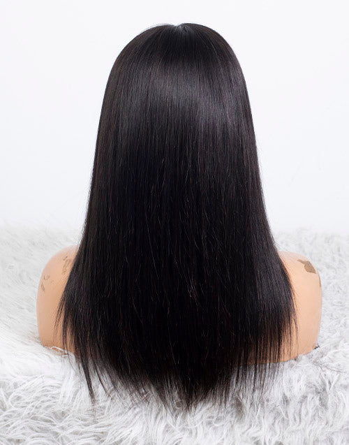 Clearance - 9x6" Closure Wig Indian Hair - 14" Silky Average Size - MTY-4909