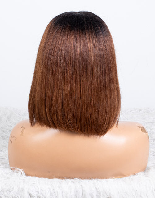 Clearance - 5x5" Closure Wig Indian Hair - 10" Yaki Size Average - MTY-2894