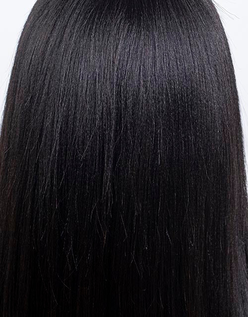 Clearance - 13x6" Lace Front Wig Malaysian Hair 180% Density- 12" Yaki Size 1  - MTY - 3086