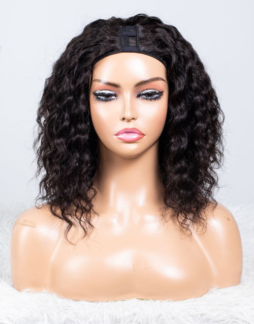 Clearance - U-Part Wig Malaysian Hair - 12" Silky Size 1 - MT-682