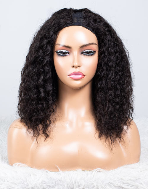 Clearance - U-Part Wig Malaysian Hair - 14" Silky Size 1 - MT-552