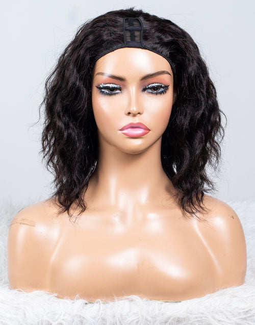 Clearance - U-Part Wig Malaysian Hair - 10" Silky Size 1 - MT-561