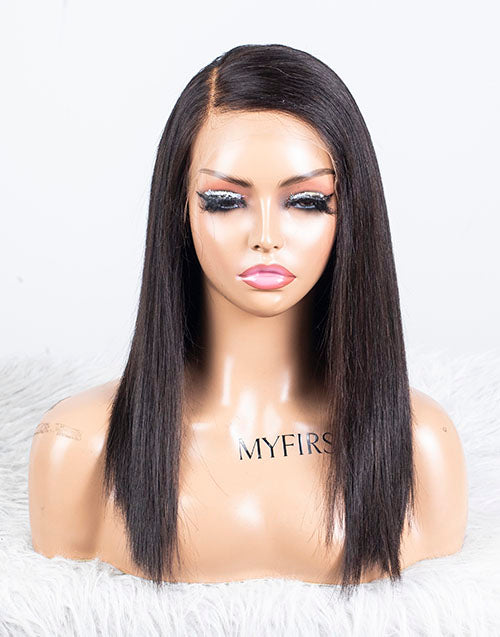 Clearance - 13x4.5" Lace Front Wig Malaysian Hair - 16" Silky Size 1 - MTY - 3078