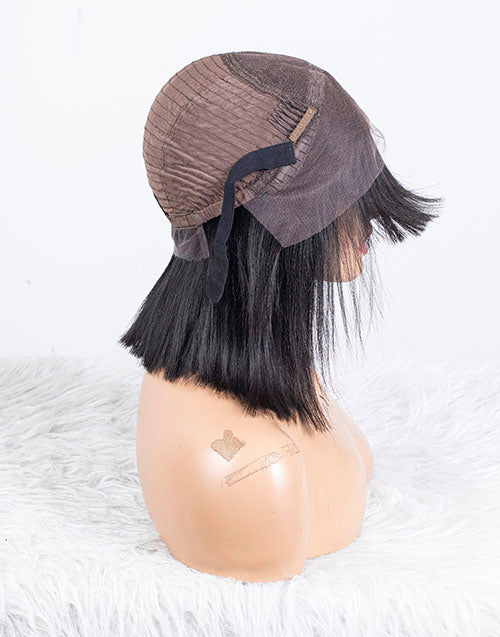 Clearance - 13x6" Lace Front Wig Malaysian Hair - 12" Yaki Size 1 - MTY - 3091