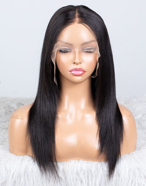 Clearance - 13x6" Lace Front Wig Indian Hair - 14" Yaki Size 1 - MTY-1244