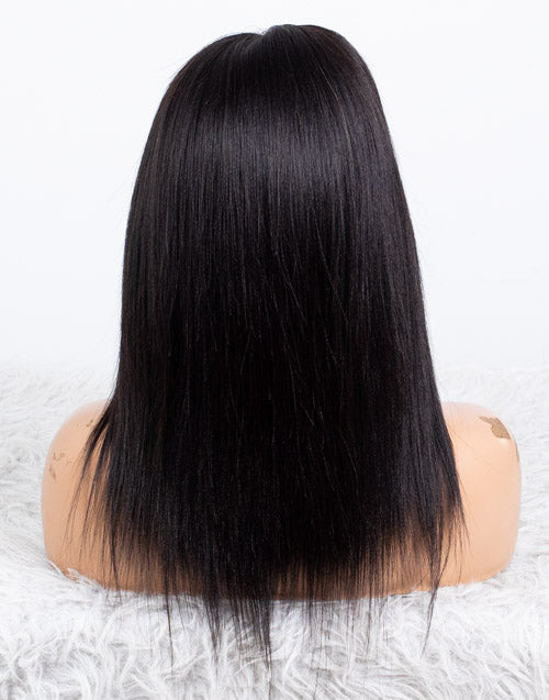 Clearance - 13x6" Lace Front Wig Indian Hair 160% Density - 12" Yaki Size 1 - MTY-2847
