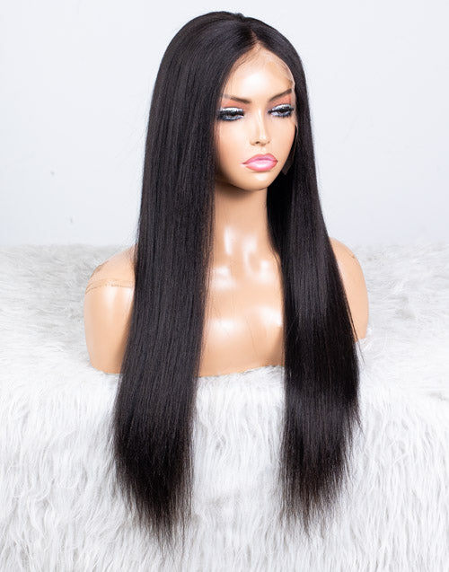 Clearance - 13x6" Lace Front Wig Indian Hair - 20" Yaki Size 2 - MTY-1237