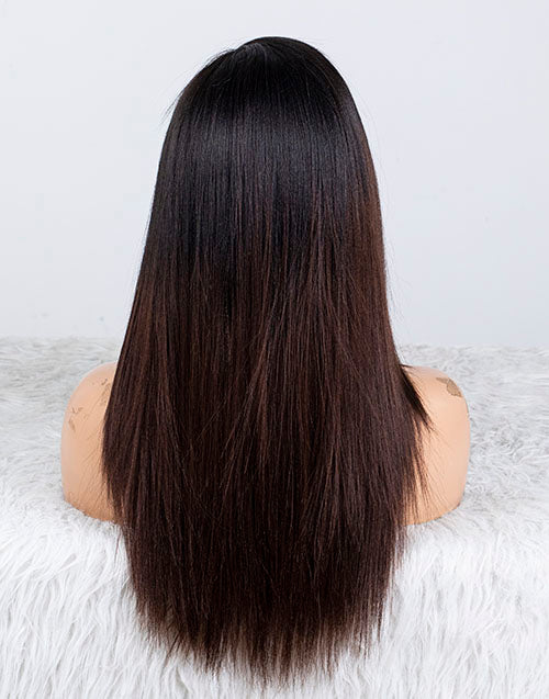Clearance - 13x6"  Lace Front Wig Malaysian Hair - 20" Yaki Size 1- MTY-2804