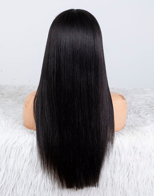Clearance - 13x6"  Lace Front Wig Malaysian Hair - 18" Yaki Size 2- MTY-2796
