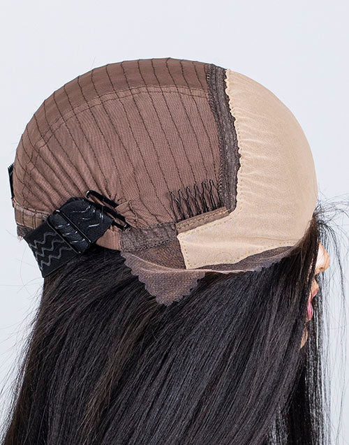 Clearance - 13x6"  Lace Front Wig Malaysian Hair - 18" Yaki Size 2- MTY-2796