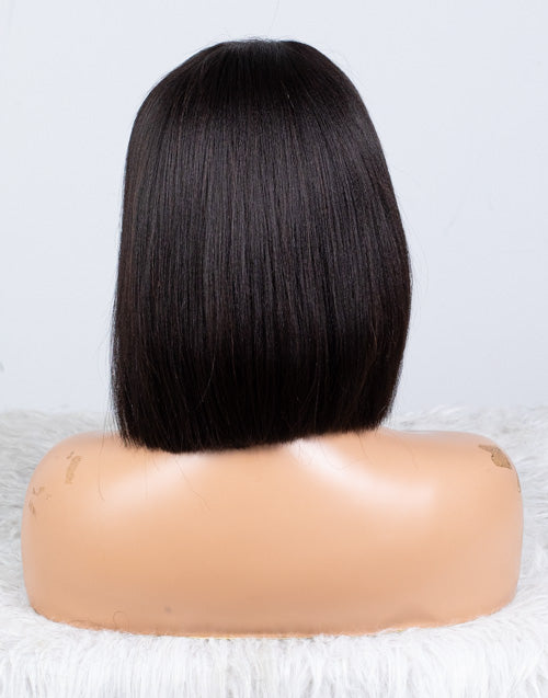 Clearance - 13x4.5" Lace Front Wig Malaysian Hair - 10" Yaki Size 1 - MTY-1238