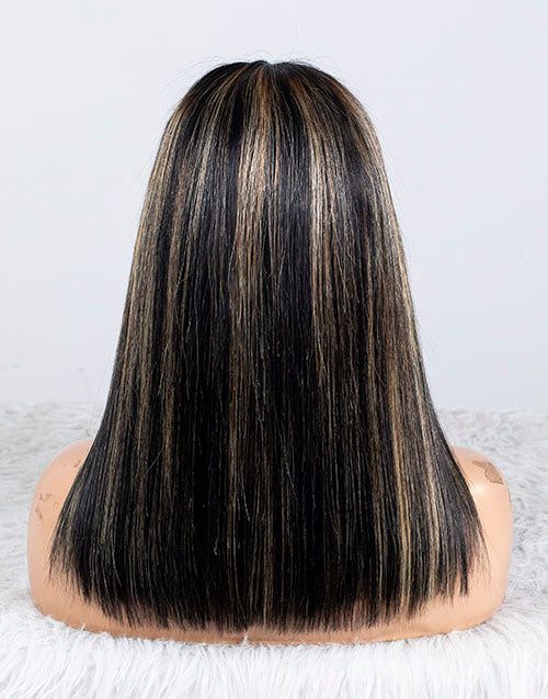 Clearance - 13x6"  Lace Front Wig Indian Hair - 14" Silky Size 1- MTY-2791