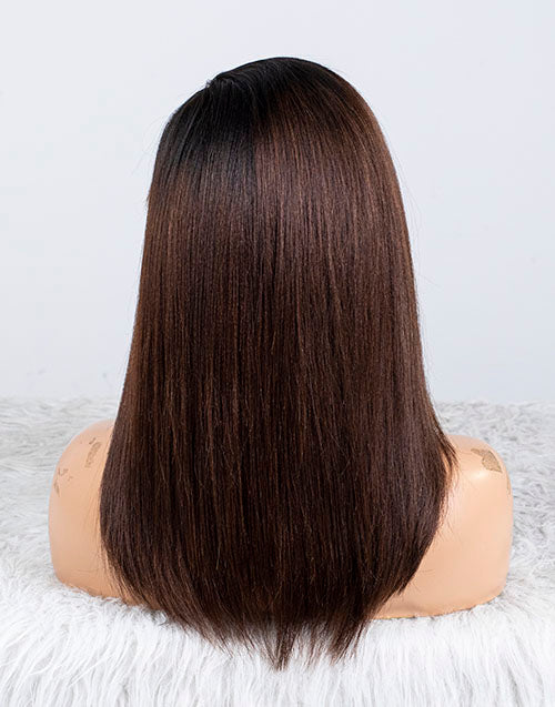 Clearance - 13x6"  Lace Front Wig Malaysian Hair - 14" Yaki Size 1- MT-3300