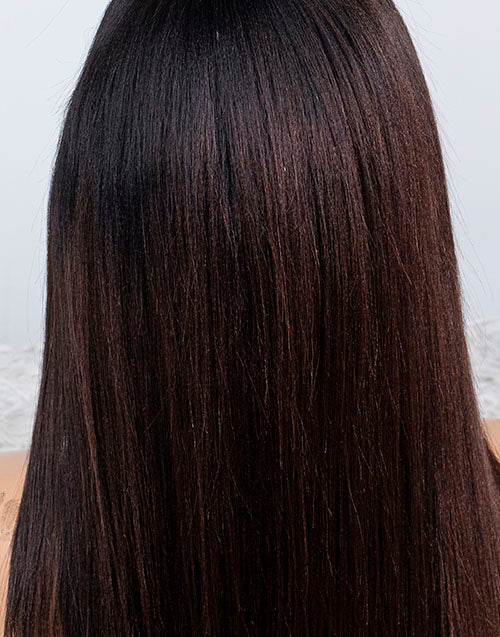 Clearance - 13x6"  Lace Front Wig Indian Hair - 18" Yaki Size 1- MTY-2793